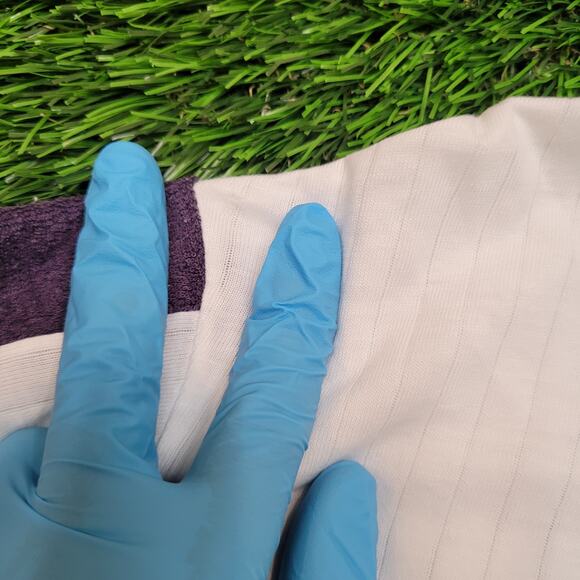 VTG 80s Kings Road Polo Tennis Shirt Mens M Color Block Textured - Picture 5 of 11